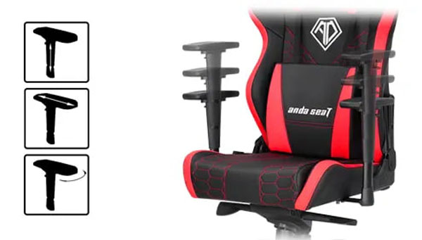 Anda Seat Spirit King Series Gaming Chair Black White AD4XL